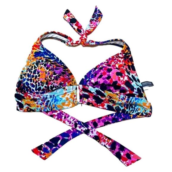 ❤️ KENNETH COLE Reaction Bikini Top Size M - Picture 1 of 5